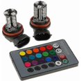 thumbnail image 1 of Pack Of 2 H8/h11 Rgb Fog Light Bulbs Multicolor Rgb Led Fog Lights Driving Bulbs Remote Control H8/h11 Replacement Lamp, 1 of 4