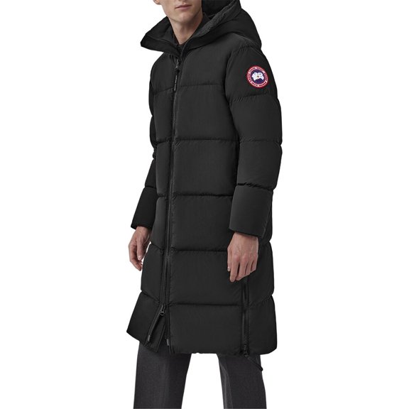Canada Goose mens  Lawrence Long Puffer Jacket, m, Black
