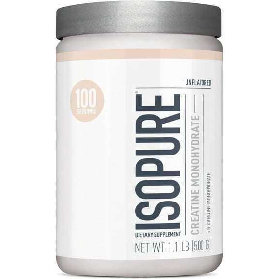 Monohidrato de creatina en polvo Isopure sin sabor Isopure Sin sabor