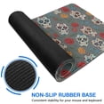 thumbnail image 6 of Long Mouse Pads for Desk,Gray Flower Skull Pattern Desk Mats on Top Of Desks, Desk Mouse Pad Extra Large with 3mm Non-Slip Base and Stitched Edge for Gaming,Office,Work,Home 31.5"x11.8", 6 of 6