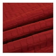 thumbnail image 4 of 3 PCS Squared Stitched Pinsonic Reversible All Season Bedspread Quilt Coverlet Oversized, King Size, Brick Color, 4 of 7