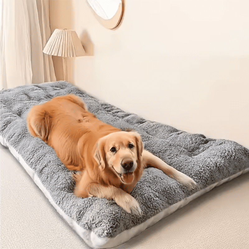 Dog Pet Beds 120*60cm Extra Large Plush Dog Bed Sofa Thickened Super Soft Polyester Pet Mat Dog Crate Mat Bed For Large Dog Bed