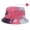 Hot Pink, variant on Reversible Tie Dye Cotton Bucket Sun Hat
