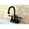 thumbnail image 2 of Kingston Brass KS2615NL 4 in. Centerset Bathroom Faucet, Oil Rubbed Bronze, 2 of 3