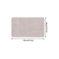 thumbnail image 4 of Solid Color Bathroom Mat | Super Absorbent & Quick-Drying | Non-Slip TPR Backing | Thick Fiber Floor Mat for Shower & Tub | 40x60cm | 1 Mat, 4 of 4