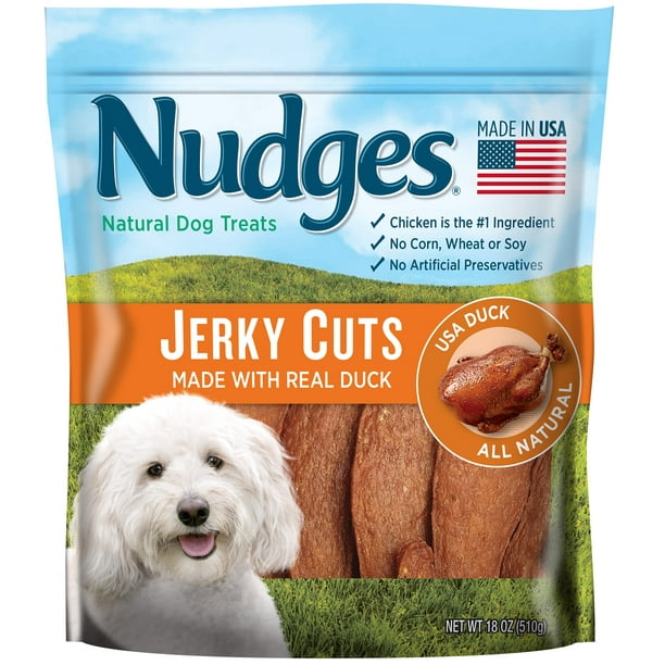 Nudges Jerky Cuts Duck Dog Treats, 16 Oz.