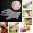 thumbnail image 5 of 400pcs Disposable Gloves - Clear Plastic Disposable Polyethylene Work Cleaning Gloves,MU, 5 of 5