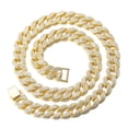 thumbnail image 5 of Collar de estilo europeo y americano con cadena cubana para hombre, estilo hip hop, accesorios, collar con incrustaciones de diamantes, 5 of 5