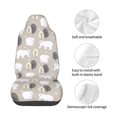 thumbnail image 4 of Wukai winter Snowflake beer Full Set Car Seat Covers with Soft Padding Universal Auto Front Seats Protector and Cushion Mat, 4 of 5
