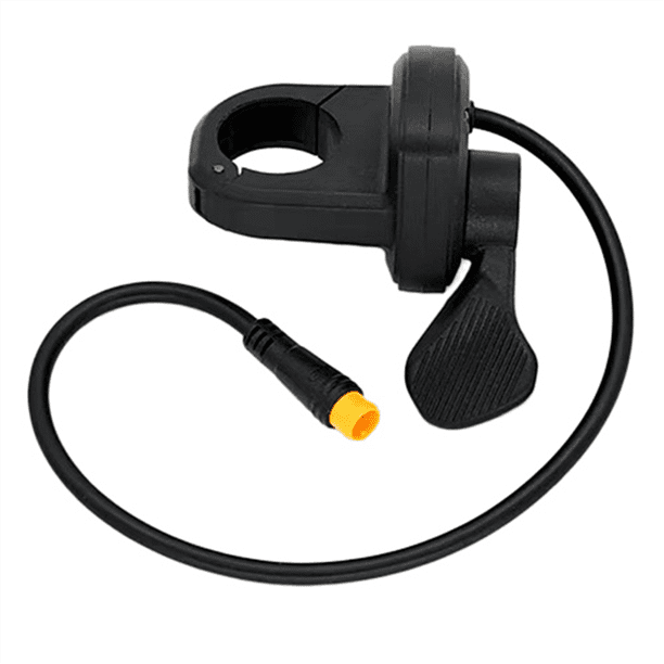 Acelerador de Pulgar Rápido para Bicicleta Eléctrica TT-008 Conector Impermeable para Manillar M8 Acelerador de Pulgar para Bicicleta Eléctrica Izquierda