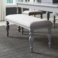 thumbnail image 2 of Liberty Furniture Industies, INC Summer House Bench in Dove Gray, 2 of 5