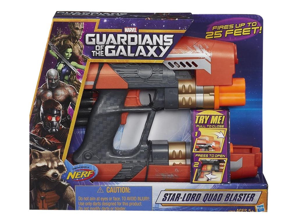Marvel Guardians of The Galaxy Star Lord Super Hero Toy Blaster 3 Modes  Ages 5+ 