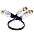 thumbnail image 2 of WINDLAND Gold Plated 3.5mm Female to 2RCA Female Cable Connector Wire Line Easy Connection Superior Sound Performances, 2 of 9