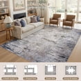 thumbnail image 7 of UERMEI 8'x10' Washable Area Rugs for Living Room, Washable Non-slip Soft Indoor Modern Vintage Rug for Bedroom Dining Room Office Home Decor Carpet, Dusty Blue, 7 of 7