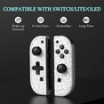 thumbnail image 3 of Joypads Switch pour Nintendo Switch/OLED/Lite, Manette Joypad Prenant en Charge le Réveil et Gyroscope 6 Axes avec Poignée et Sangle - Blanc, 3 of 7
