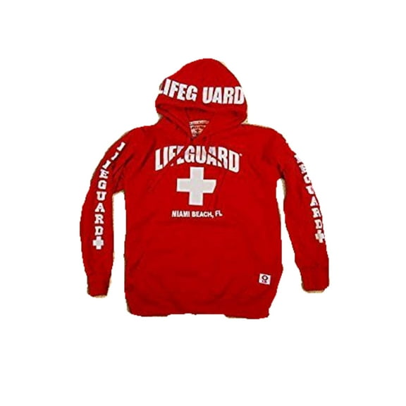 LIFEGUARD New York City Hoodie - Size: Adult Large - Color Red