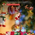 thumbnail image 4 of Liwarace Christmas Decor Electric Climbing Ladder Singing Santa Claus Christmas Tree party Decoration, 4 of 13