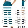 thumbnail image 3 of GILIGEGE Women's Straight Leg Long Pants,Elastic High Waist Trousers with 2 Pockets,Drape Casual Pants,Slim Leg Scrub Pant,Breathable Wide Leg Trousers,Straight Leg Work Pants,Pull On Slacks Black, 3 of 3