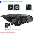 thumbnail image 4 of Spec-D Tuning LED Turn Signal Black Projector Headlights Compatible with 2012-2014 Ford Focus, Fit For United States and Canada, Left + Right Pair Headlamps Assembly, 4 of 5