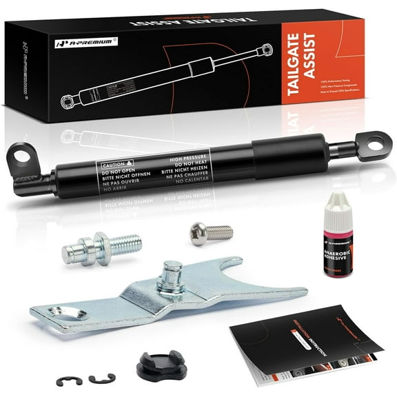 A-Premium Rear Left Tailgate Assist Lift Supports Shock Struts Compatible with Select Toyota Models - Tacoma 2005 2006 2007 2008 2009 2010 2011 2012 2013 2014 2015 2016 2017 2018 2019 2020 Cab Pickup