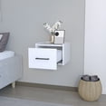 thumbnail image 5 of Miekor Furniture Floating Nightstand Calion, Bedroom, White W4US2858, 5 of 7