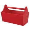 KidKraft KidKraft Wooden Toy Caddy Storage with Handles, Children's Furniture, Able to be Personalized - Red