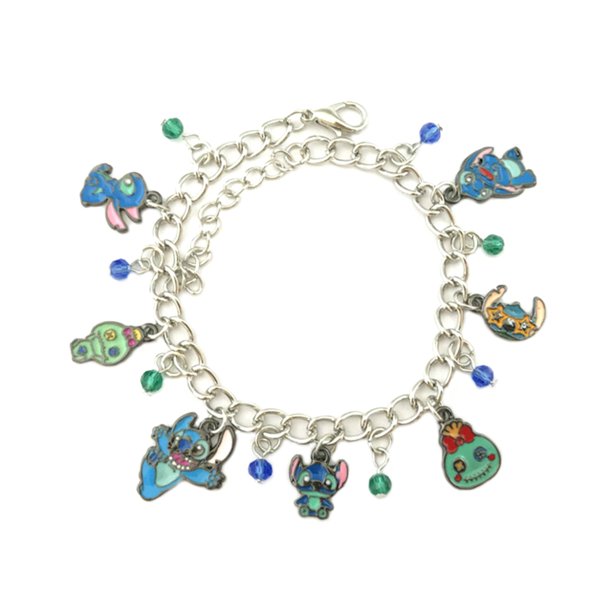 Family Adventures Lilo & Stitch Movie Cartoon Fashion Silvertone