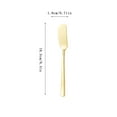 thumbnail image 2 of EGYMEN 304 Stainless Steel Spatula, Durable Baking Spatula for Cheese and Cream, Multifunctional Kitchen Tool, Ergonomic Design Spatula for Mixing and Serving(Gold), 2 of 7
