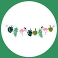thumbnail image 6 of HONITANO 3Pack Party Decoration Felt Bunting Tropical Flamingo Pineapple Palm Leaf, 6 of 8