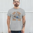thumbnail image 4 of Sun and Sand Drink in My Hand T-shirt But its a Dry Heat Funny Skeleton Desert Summer Beach Vacation Men's Tee, 4 of 7