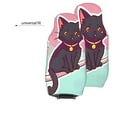 thumbnail image 6 of Fotbe Cats On Broomstick Pattern Automotive Seat Covers for Cars Trucks and SUVs – Car Seat Covers for Front Seats,Protective Seat Covers,Vehicle Seat Covers, Set of 2, 6 of 9
