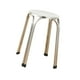 thumbnail image 4 of Taburetes apilables para aulas, acero inoxidable, sin respaldo, metal antideslizante, muebles 47 centímetros, 4 of 9