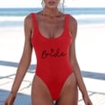 thumbnail image 1 of Traje de Baño Mujer Traje de Baño Sexy de Moda Para Mujer, Bikini Con Estampado de Letras, Traje de Baño Sin Mangas, Diseño Sin Espalda Para Playa de Verano, 1 of 3