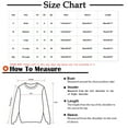 thumbnail image 3 of Jacenvly Womens Tops Long Sleeve Plus Size Crew Neck T Shirt Fashion Long Sleeve Shirt Skin-Friendly Letter Print Fashion Casual Printed Sports Shirt Tops Red, 3 of 4