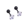 thumbnail image 1 of Pendientes de circonio Sonducket para hombre y mujer 6mm 1 Uds, 1 of 6