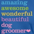 thumbnail image 3 of CafePress - Amazing Dog Groomer T Shirt - Men's Fitted T-Shirt, 3 of 4