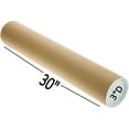 thumbnail image 2 of Mailing Tubes with s, 3-inch x 30 inch usable Length (6 Pack) | Bilot, 2 of 4