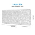 thumbnail image 4 of Black and White Mouse Pad Gamer Large Computer Gaming Accessories MousePads Carpet Anti-slip Laptop Soft Mice Mouse Mat Contour, 4 of 5