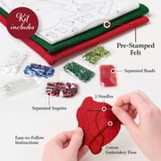 Bucilla 18 Nutcracker Noel Felt Applique Christmas Stocking Embroidery Kit