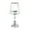 Clear and Silver, variant on BalsaCircle 2 Gold Metal Votive Candle Holders Clear Crystal Glass Lamp Shade Party Events Decorations