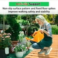 thumbnail image 4 of Atsknsk Wooden Garden Pathway Extra Wide, 8' wood fold walkway with Anti Slip Solid Wood Slats Connected by Steel Wires Roll Out Decorative Boardwalk for Outdoor , and Party Patio Paths, 4 of 6