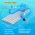thumbnail image 7 of Hot Bee Electric Pool Lounger for Adults, Rechargeable Motorized Float with Dual Propellers, Handheld Remote, Cup Holders & 360° Movement, Summer Floating Water Lounge Chair, 7 of 7