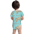thumbnail image 6 of Rocae World Travel Line Icons Map for Baby Climbing Clothes Soft Baby Romper for Active Infants Comfortable and Breathable Crawling Jumpsuit Unisex Baby Outfit 9M, 6 of 8