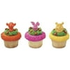 24 ct - Winnie the Pooh, Tigger and Piglet Cupcake Rings
