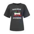 thumbnail image 4 of Fiudx Ofertas Flash Del Día Solo En Línea Camiseta con Cuello Redondo para Mujer Camiseta con Estampado Navideño Camisetas de Manga Corta Tops, 4 of 4