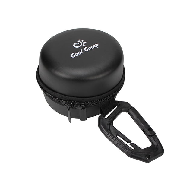 Bolsa de almacenamiento rígida portátil de EVA con gancho | Estuche organizador anticolisión resistente a los impactos | Compacto 4.13x3.34 pulgadas | Bolsa de accesorios segura para caminatas al