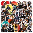 thumbnail image 1 of Paquete de pegatinas con forma de perro Doberman, 50 unidades, dibujos animados y cachorros realista, 1 of 2