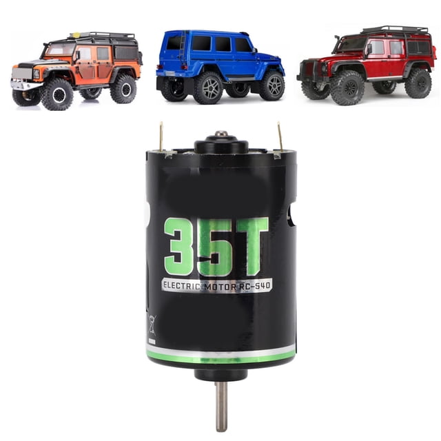 High Performance 540 Brushed Electric Motor, Easy Assembly with Blue Heatsink, for 1/10 RC Climbing Car, Vehicle, Racing Car