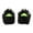 Black Green, variant on Milageto Cat Paw Gloves Cartoon Simulated Plush Gloves for Nightclub Party Masquerade Black White