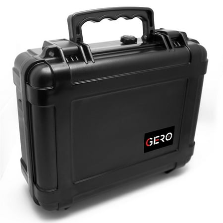 Gero Waterproof HandGun Hard Case Take down Tactical Carrying Pistol Bag (Best Iron For Hard Water)